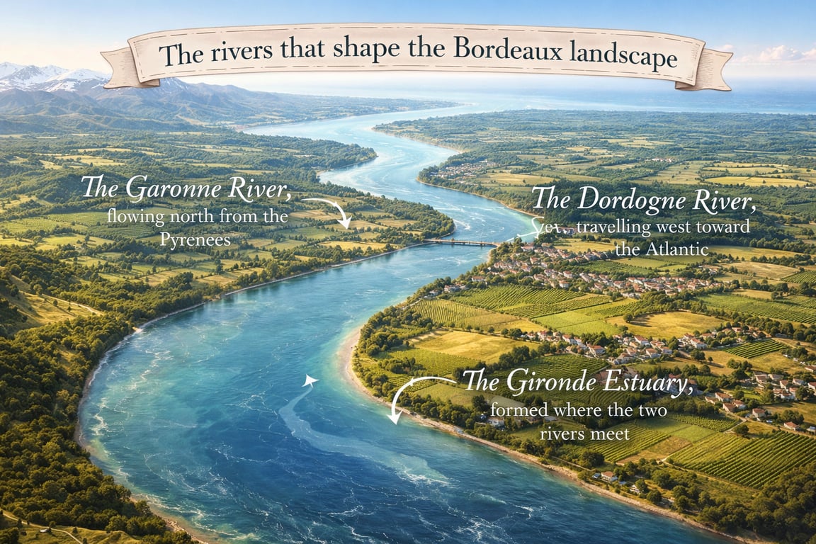 The Three Rivers That Define Bordeaux