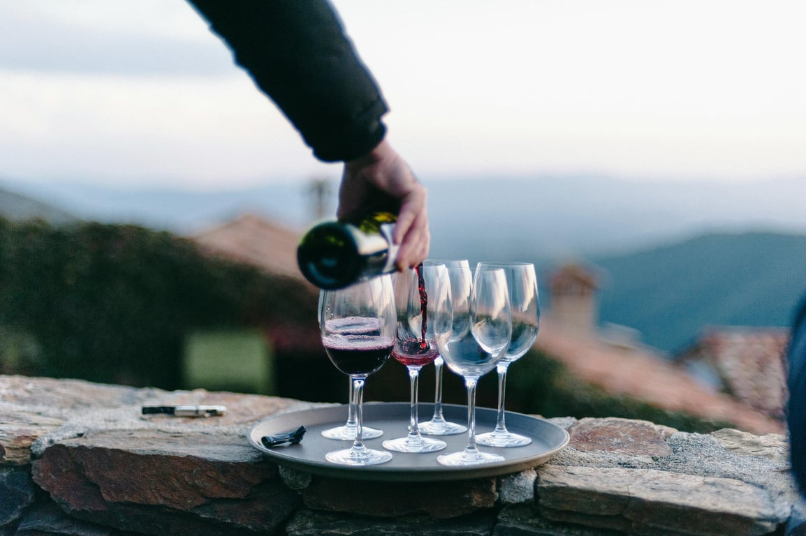 Wine tasting