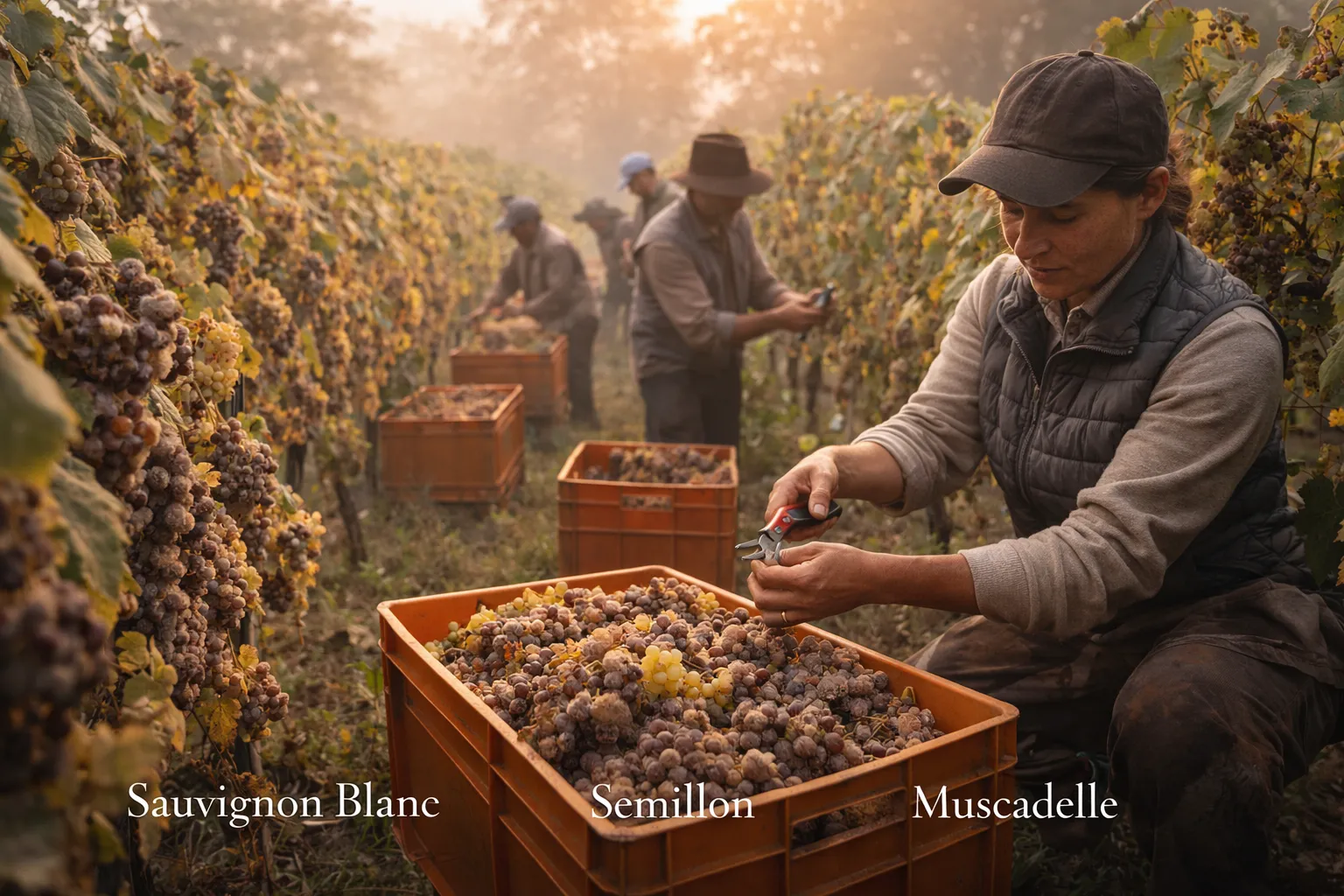 Harvesting the Grapes