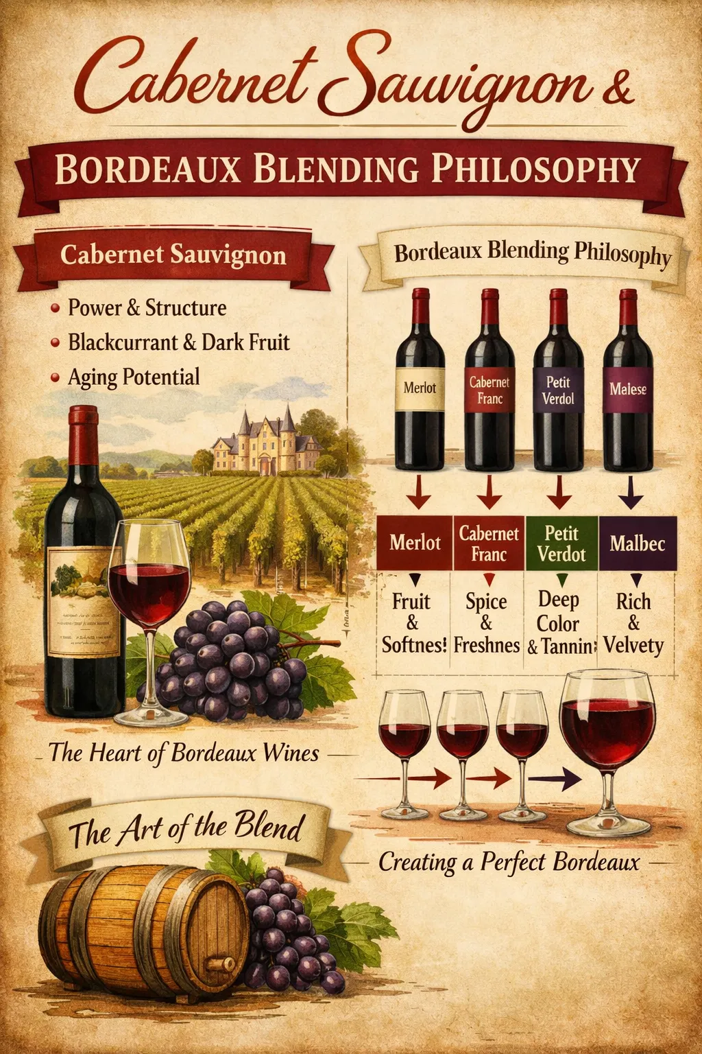 Cabernet Sauvignon and Bordeaux Blending Philosophy